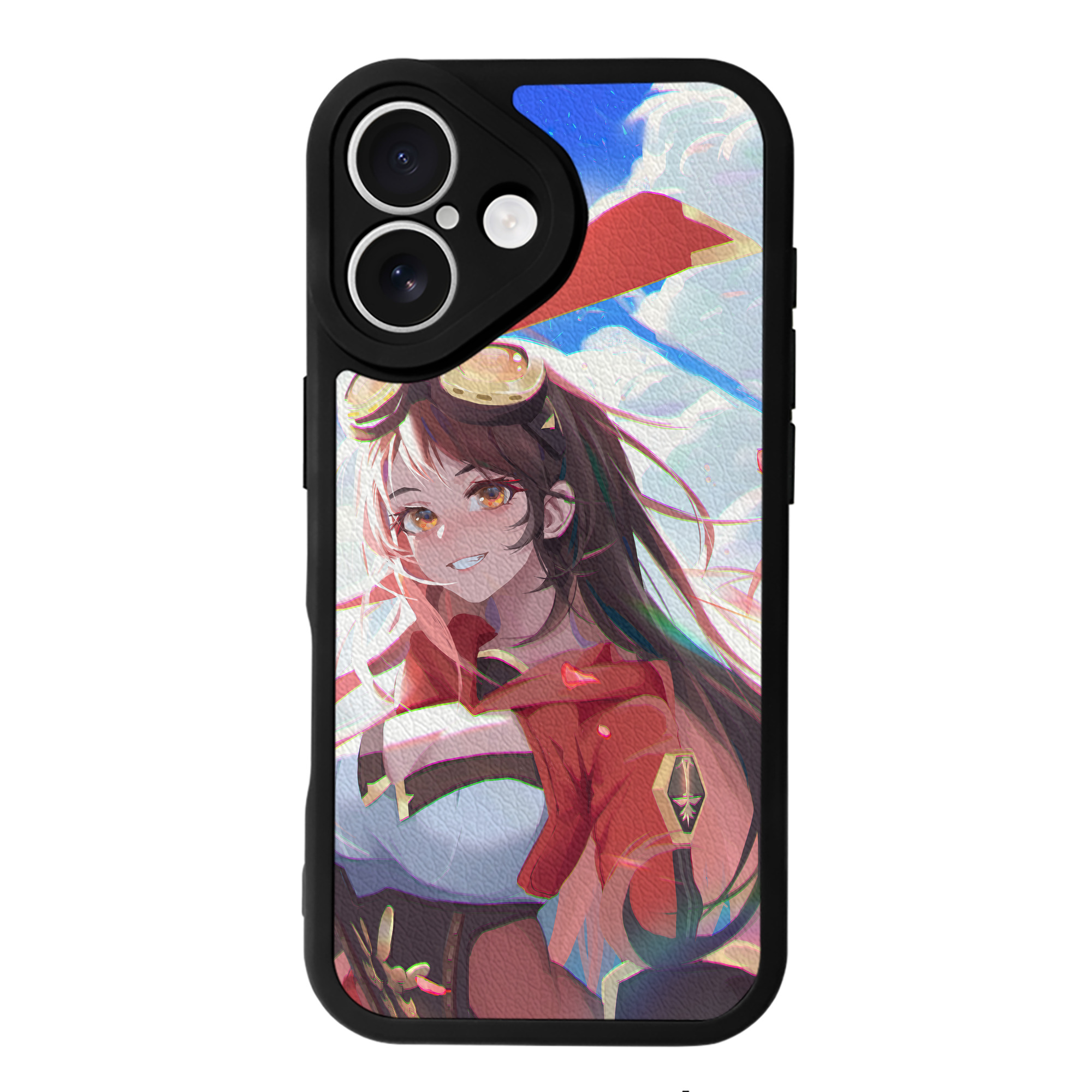 げんし神 genshin 【iPhone 16シリーズ対応】シリコンスマホケース（レザー調） 材質：シリコン